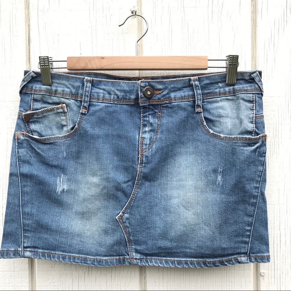 Zara TRF denim mini